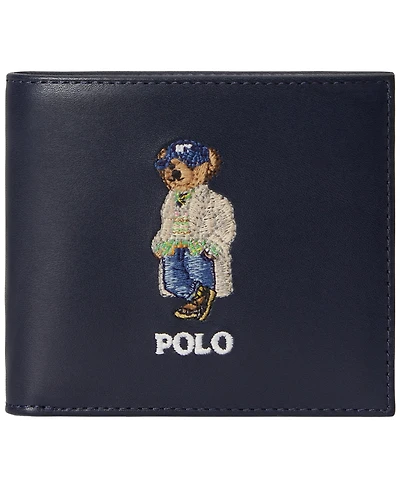 Polo Ralph Lauren Polo Bear Leather Bifold Wallet