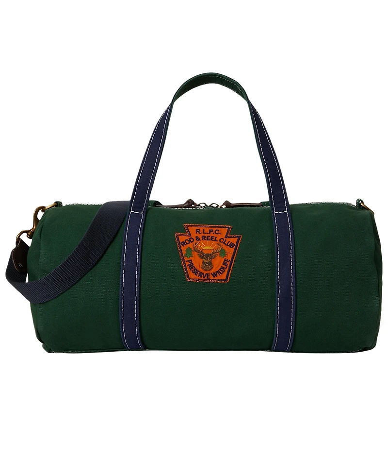 Polo Ralph Lauren Men's Logo Patch Canvas Duffel Bag