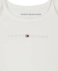 Tommy Hilfiger Baby Boys' Long Sleeve Quilted Jacket, Bodysuit, and Joggers, 3-Piece Set