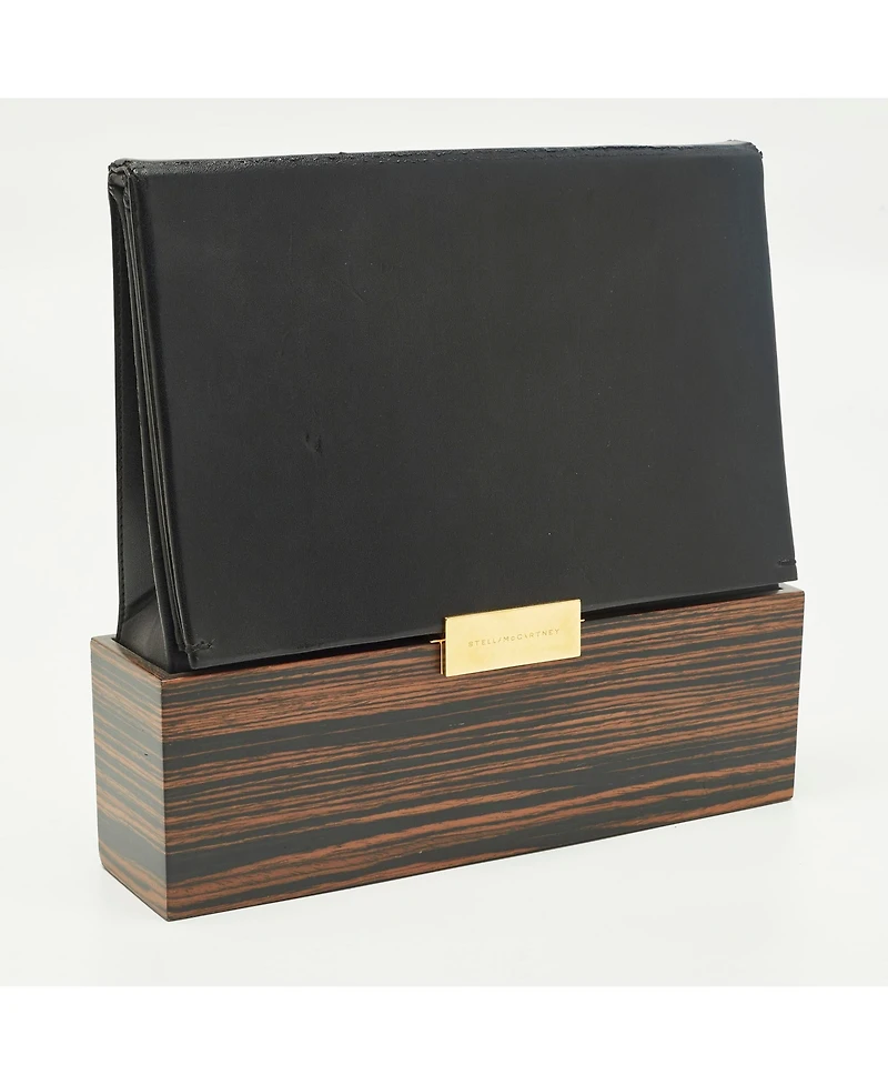 Pre-Owned Stella McCartney Women's Faux Leather and Wood-Effect Box Clutch