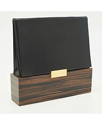 Pre-Owned Stella McCartney Women's Faux Leather and Wood-Effect Box Clutch