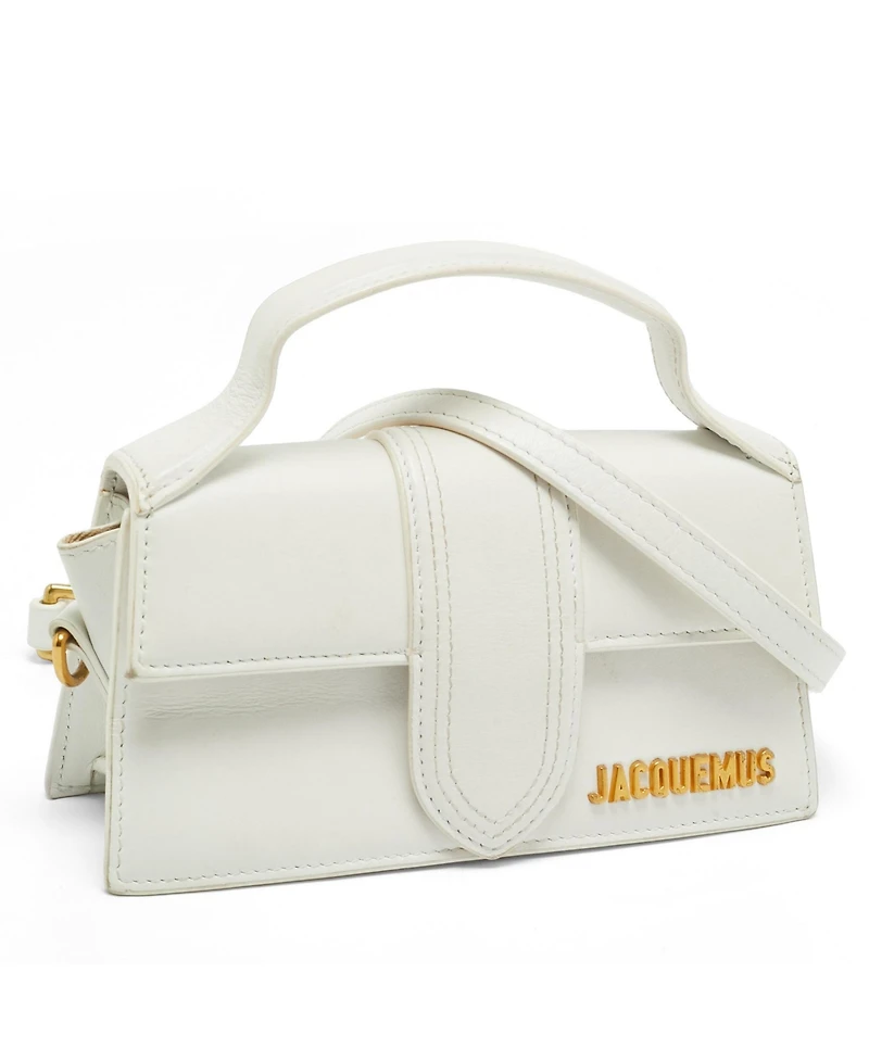 Pre-Owned Jacquemus Women's Le Bambino Mini Leather Top Handle Bag