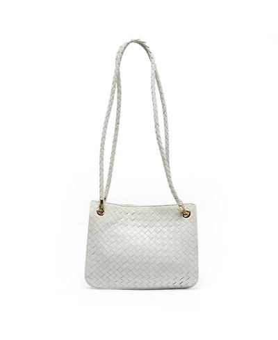 Pre-Owned Bottega Veneta Women's Intrecciato Woven Leather Shoulder Bag