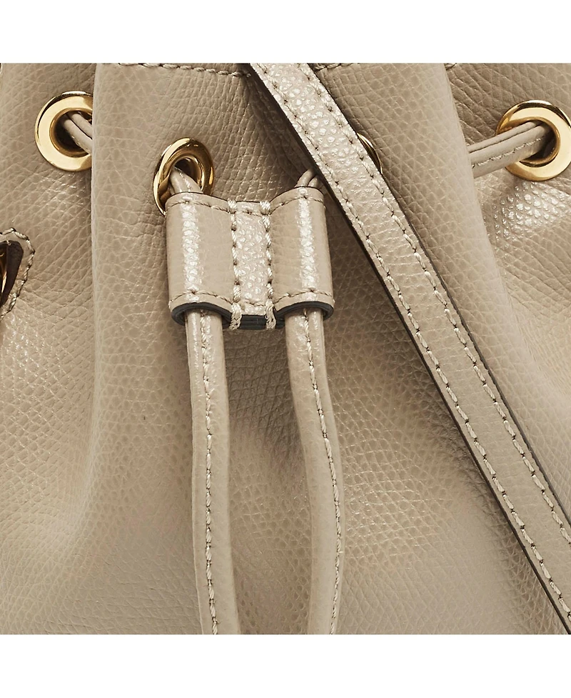 Pre-Owned Fendi Women's Mon Tresor Mini Leather Bucket Bag