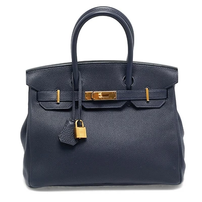 Pre-Owned HERMES Women's Birkin 30 Rouge Leather Tote