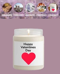 Lovery Valentines Day Vanilla Scented Soy Wax Candle, 10oz