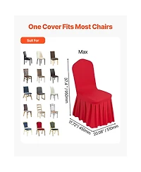 Sugift 30 Piece Stretch Spandex Banquet Chair Cover Set for Wedding and Party Seating