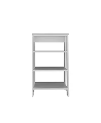 Fm Furniture McNeal freestanding bathroom shelf with open storage
