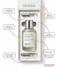 LoveryPlus Amoura Eau de Parfum 3pc Gift Set - 3.4fl oz Women Perfume Gift Set with 2 Mini Perfumes