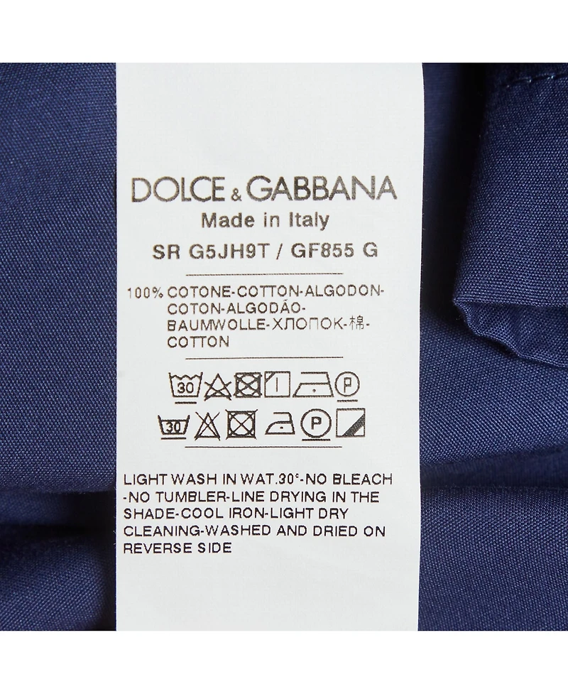 Pre-Owned Dolce & Gabbana Men's Cotton Short Sleeve Shirt