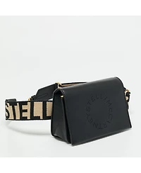 Pre-Owned Stella Mccartney Women's Logo Convertible Faux Leather Belt Bag