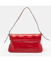 Pre-Owned Givenchy Women's Leather Logo Flap Shoulder Bag