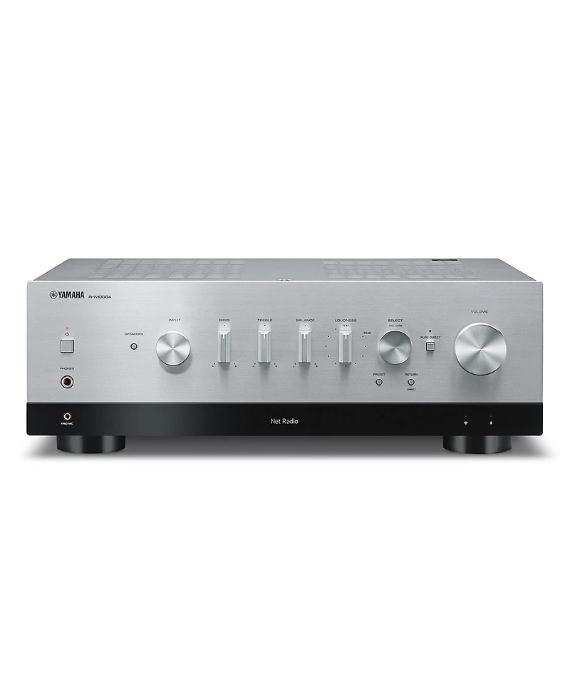 Yamaha R-N1000A Stereo Network Receiver with AudioQuest Sky Hdmi Cable Bundle