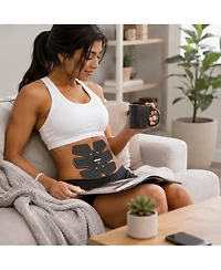 Pursonic Electric Massager Wrist Guard & Ems Abdominal Muscle Toner - Relaxation and Strength Bundle