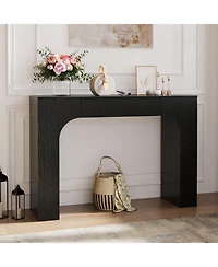 47" Console Table with Drawer, Narrow Farmhouse Entryway Table, Wood Sofa Table Behind Couch, Tv Stand for Hallway, Foyer or Living Room