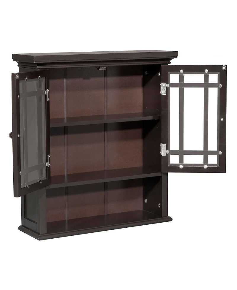 Teamson Home Neal Removable Wall Cabinet with 2 Doors and 1 Shelf