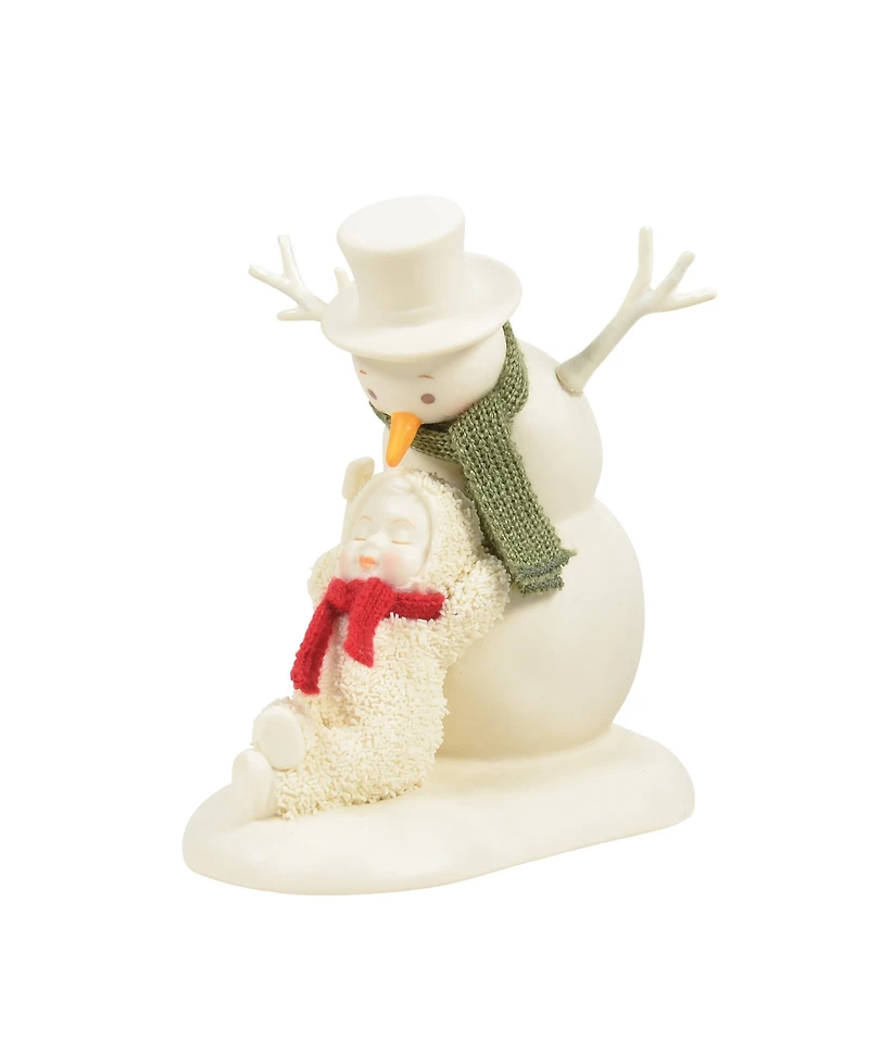 Department 56 Snowbabies Building a Snowman Is Exhausting Figurine