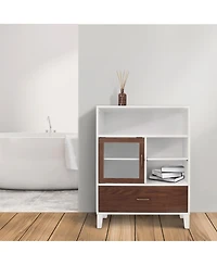 Teamson Home Tyler Modern Wooden Floor Storage Cabinet