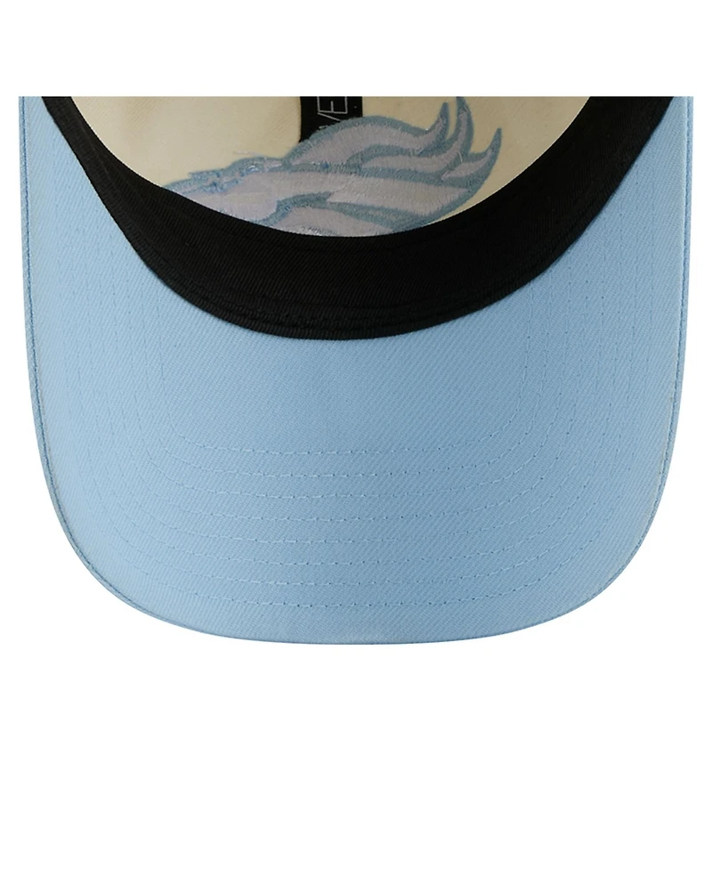 New Era Women's Cream/Coastal Blue Denver Broncos 9TWENTY Adjustable Hat