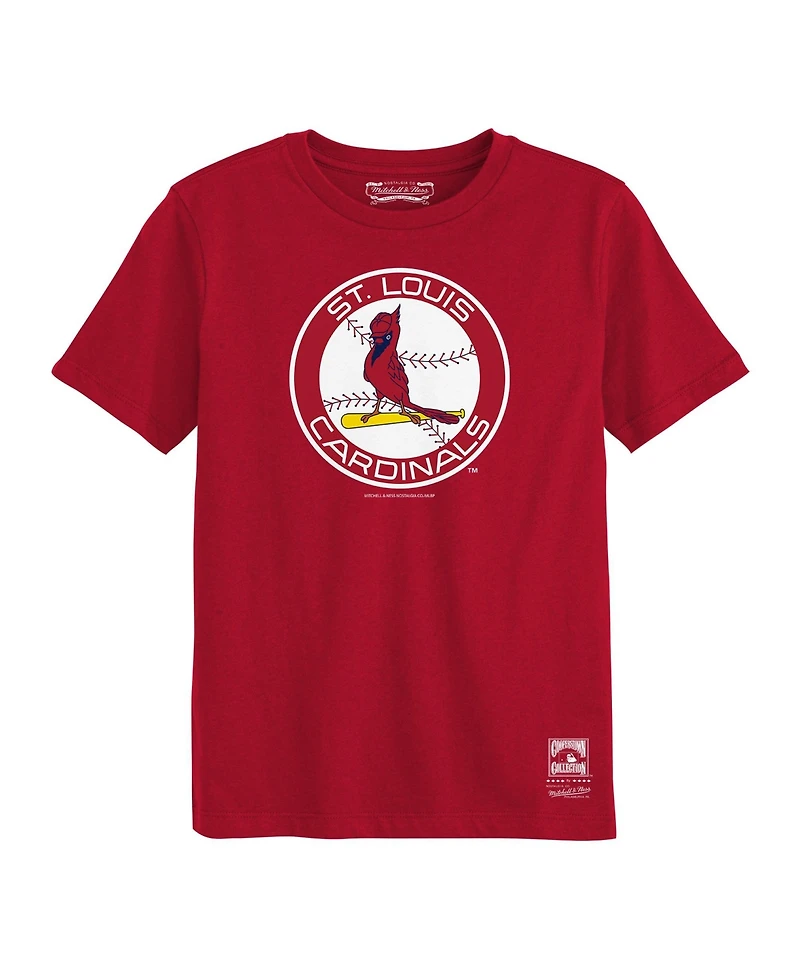 Mitchell & Ness Toddler Boys' 2T-5T St. Louis Cardinals Retro Logo T-Shirt