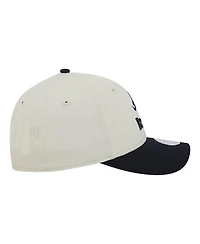 New Era Women's Cream/Navy Atlanta Braves Primary 9FORTY M-Crown Adjustable Hat