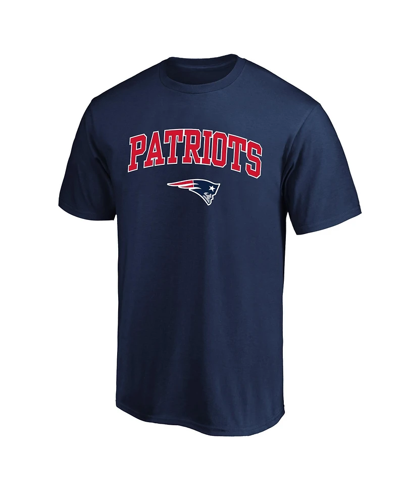 Fanatics Men's Big & Tall New England Patriots Screen Print Crewneck T-Shirt