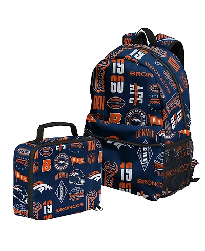 Outerstuff Denver Broncos Backpack and Lunchbox Set