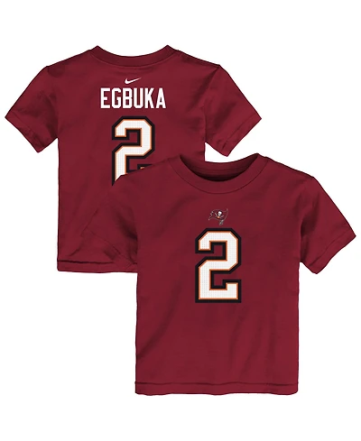 Nike Toddler Boys' 2T-5T Tampa Bay Buccaneers Emeka Egbuka Short-Sleeve Crewneck Graphic T-Shirt