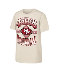 Outerstuff Boys' and Girls' Nfl Of Days Past Screen-Print Graphic Crewneck T-Shirt