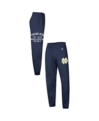 Champion Men's Navy Notre Dame Fighting Irish Powerblend Banded Fleece Sweatpants