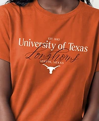 Champion Women's Texas Longhorns Crew Neck Short-Sleeve T-Shirt