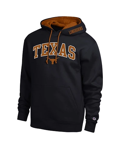 Champion Men's Texas Longhorns Arch Tackle Twill Relaxed-Fit Hoodie