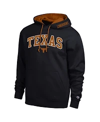 Champion Men's Texas Longhorns Arch Tackle Twill Relaxed-Fit Hoodie