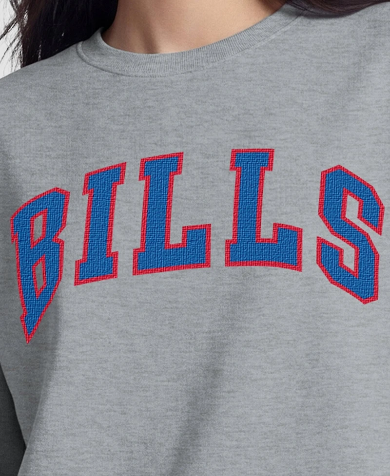 Champion Women's Buffalo Bills Fleece-Lined Crewneck Sweatshirt