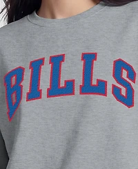Champion Women's Buffalo Bills Fleece-Lined Crewneck Sweatshirt