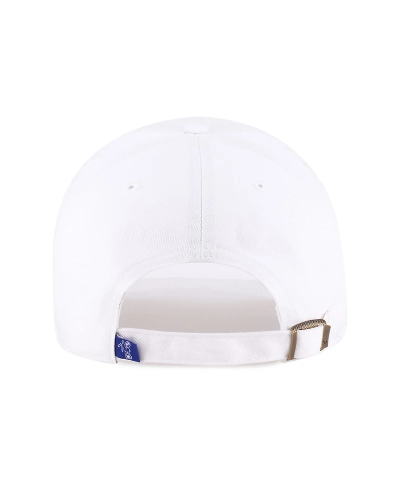 '47 Brand Indianapolis Colts Historic Logo Clean Up Adjustable Baseball Cap