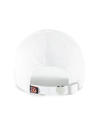 '47 Brand Women's White Cincinnati Bengals Trendy Script Clean Up Adjustable Hat