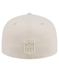 New Era Men's Cream Denver Broncos Color Pack 59FIFTY Fitted Hat