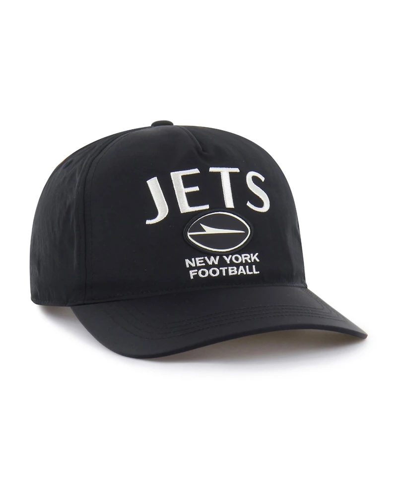 '47 Brand Men's Black New York Jets Modernia Hitch Adjustable Hat