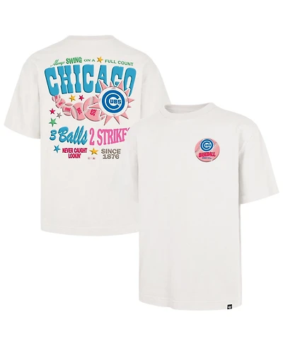 '47 Brand Men's and Women's Chicago Cubs Chuck Screen-Print Classic Fit T-Shirt