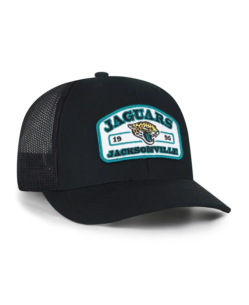 '47 Brand Men's Black Jacksonville Jaguars Roadway Adjustable Trucker Hat