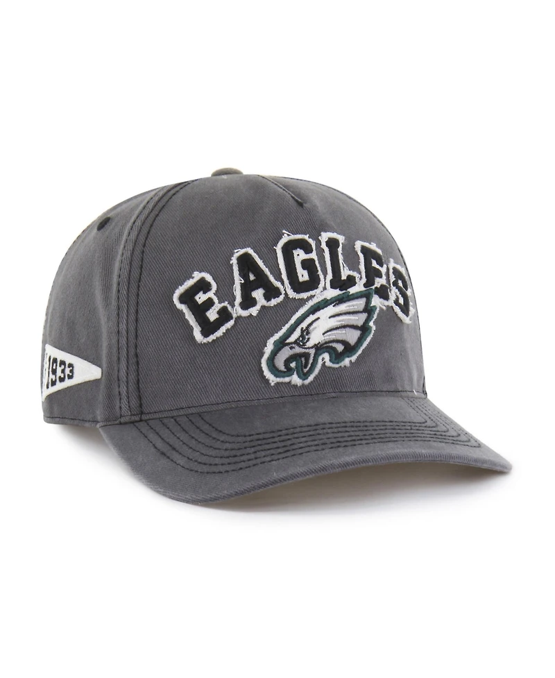'47 Brand Men's Charcoal Philadelphia Eagles Calderwood Well Worn Hitch Adjustable Hat