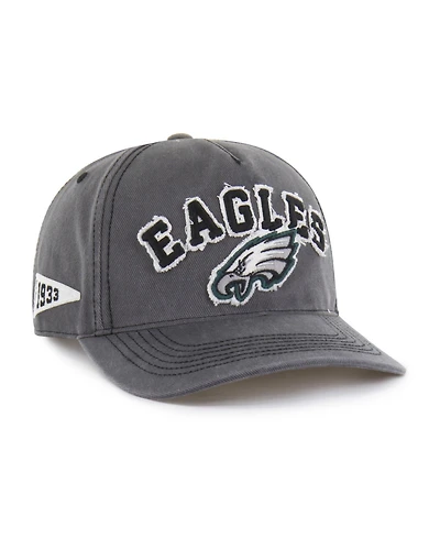 '47 Brand Men's Charcoal Philadelphia Eagles Calderwood Well Worn Hitch Adjustable Hat