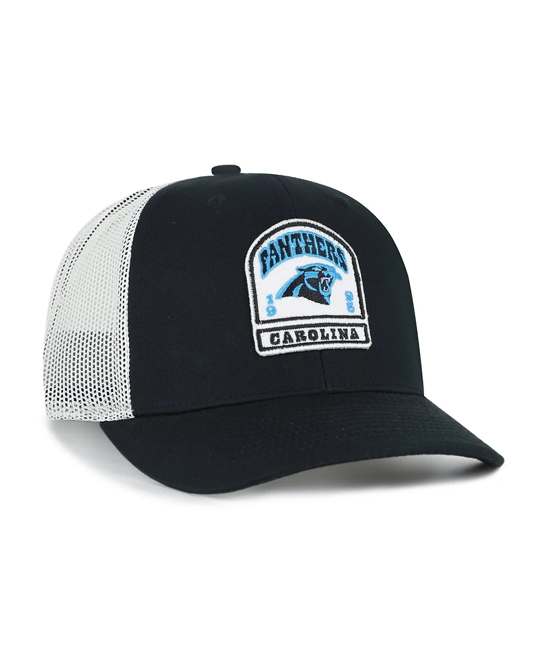 '47 Brand Men's Carolina Panthers Headstone Adjustable Trucker Hat