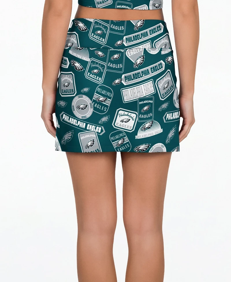 Concepts Sport Women's Midnight Green Philadelphia Eagles Grady Allover Print Sleep Skort