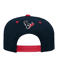 Outerstuff Big Boys and Girls Houston Texans Snapback Low-Crown Flat-Bill Cap