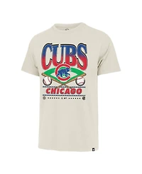 '47 Brand Men's Tan Chicago Cubs Straight Shot Two Franklin T-Shirt