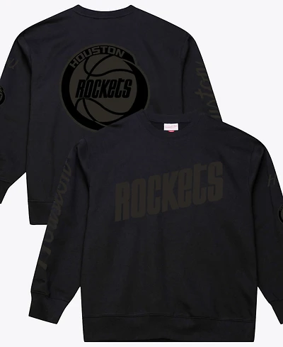Mitchell & Ness Men's Houston Rockets Phantom Fleece Relaxed-Fit Sweatshirt