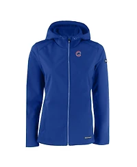 Cutter & Buck Women's Royal Chicago Cubs Evoke Eco Softshell Full-Zip Jacket