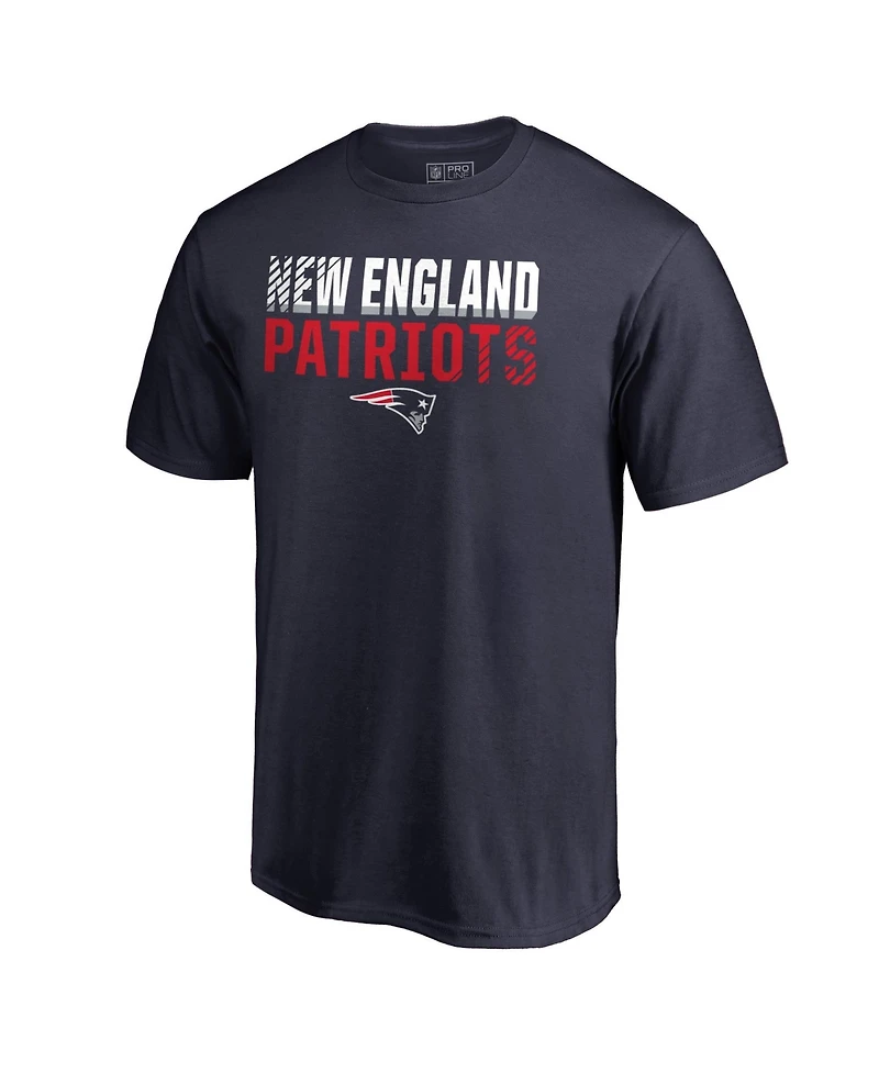 Fanatics Mto Label Men's New England Patriots Iconic Collection Crewneck Short-Sleeve T-Shirt